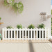 Pat înălțat grădină design gard alb 200x50x50cm lemn pin tratat - WALTI WALTI