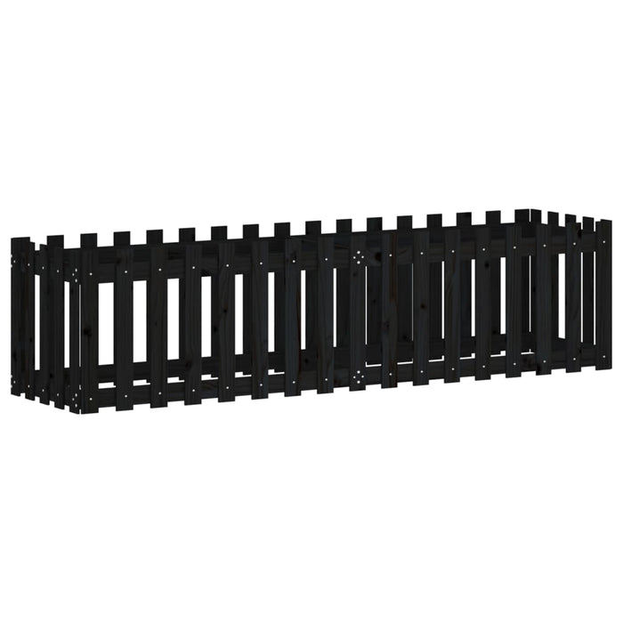 Pat înălțat grădină design gard 200x50x50 cm lemn impregnat pin - WALTI WALTI