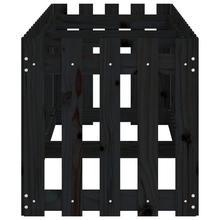 Pat înălțat grădină design gard 200x50x50 cm lemn impregnat pin - WALTI WALTI