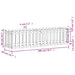 Pat înălțat grădină design gard 200x50x50 cm lemn impregnat pin - WALTI WALTI