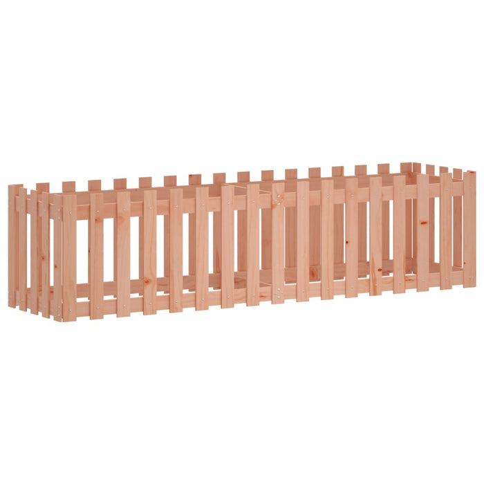 Pat înălțat grădină cu design gard 200x50x50 cm lemn douglas - WALTI WALTI