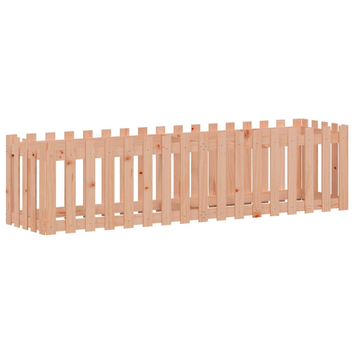 Pat înălțat grădină cu design gard 200x50x50 cm lemn douglas - WALTI WALTI