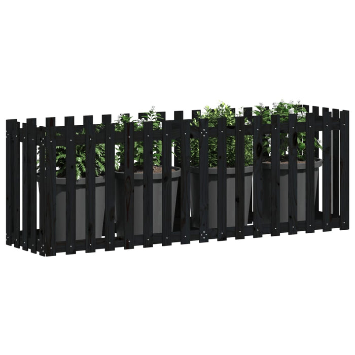 Pat înălțat grădină design gard 200x50x70 cm lemn impregnat pin - WALTI WALTI