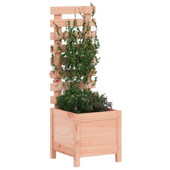 Jardinieră grădină cu raft, 39x39,5x114 cm, lemn masiv douglas - WALTI WALTI