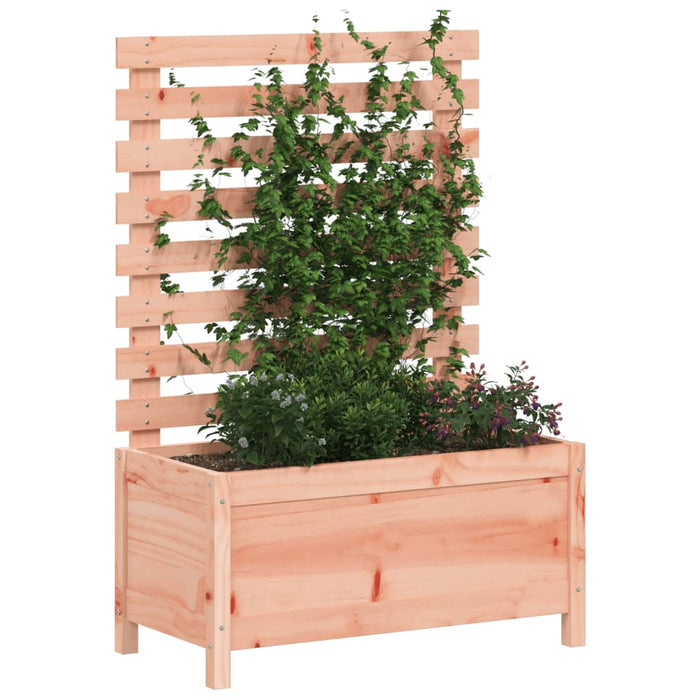 Jardinieră grădină cu raft, 79x39,5x114 cm, lemn masiv douglas - WALTI WALTI