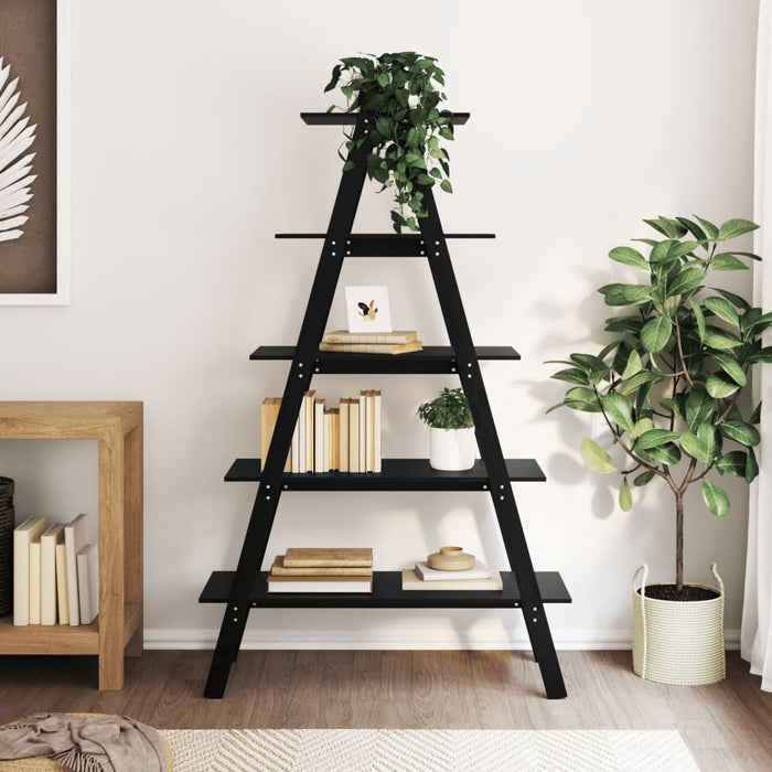 Raft cu 5 niveluri în formă de A 110x40x180,5 cm lemn masiv pin WALTI