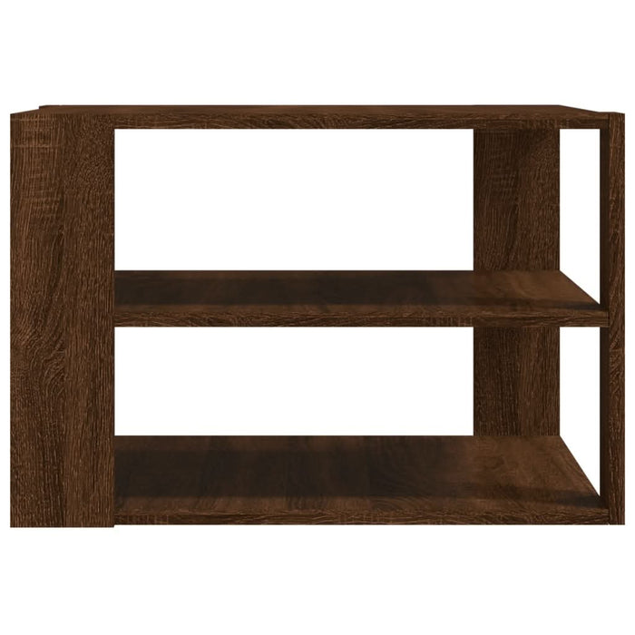 Măsuță de cafea, stejar maro, 59,5x59,5x40 cm, lemn prelucrat - WALTI WALTI