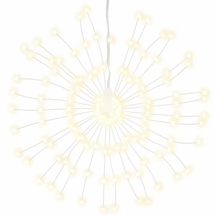 Lumini stelare de Crăciun 140 LED-uri, 4 buc., alb cald, 17 cm - WALTI WALTI