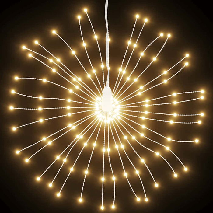 Lumini stelare de Crăciun 140 LED-uri, 4 buc., alb cald, 17 cm - WALTI WALTI