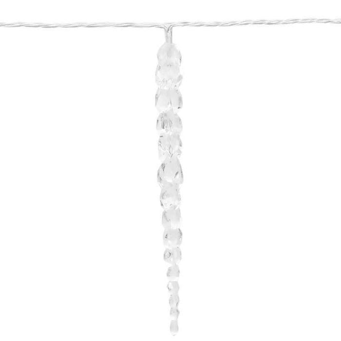 Luminițe de Crăciun țurțuri 200 LED-uri albastru 20 m PVC acril - WALTI WALTI