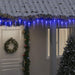 Luminițe de Crăciun țurțuri 200 LED-uri albastru 20 m PVC acril - WALTI WALTI