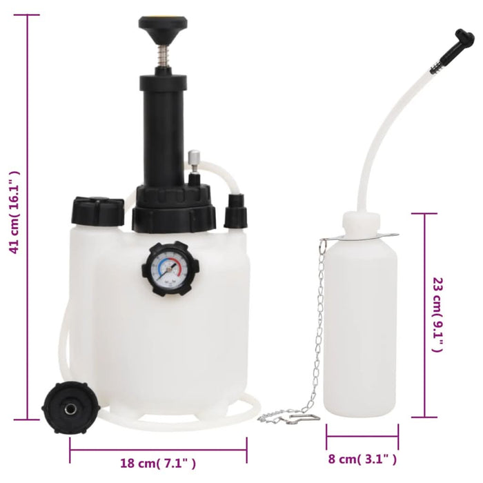 Purjor de frână, alb și negru, 3 L - WALTI WALTI