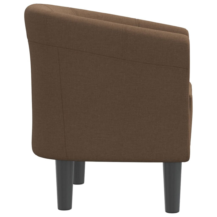 Fotoliu tip cuvă, maro, material textil - WALTI WALTI
