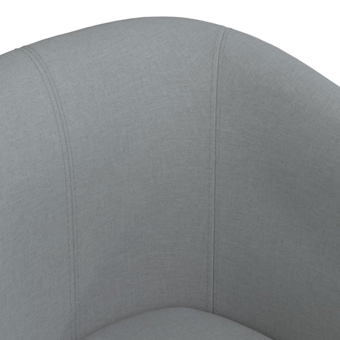 Fotoliu tip cuvă, gri deschis, material textil - WALTI WALTI