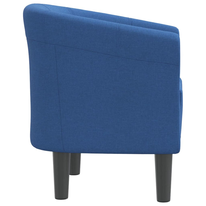 Fotoliu tip cuvă, albastru, material textil - WALTI WALTI
