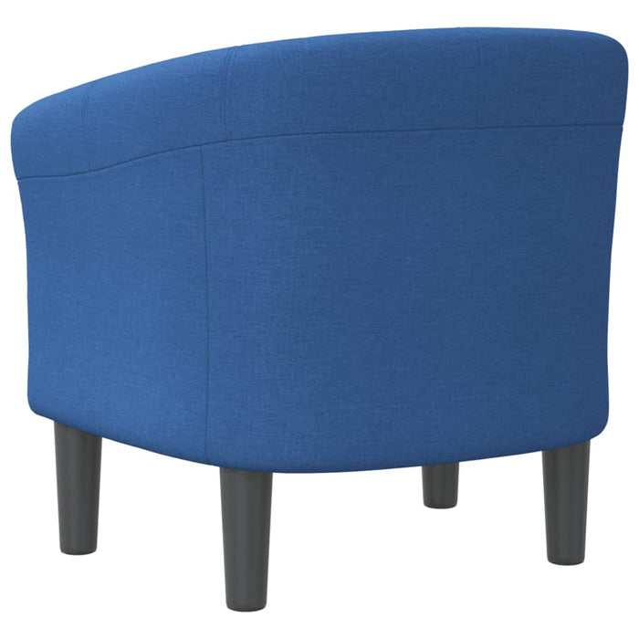 Fotoliu tip cuvă, albastru, material textil - WALTI WALTI