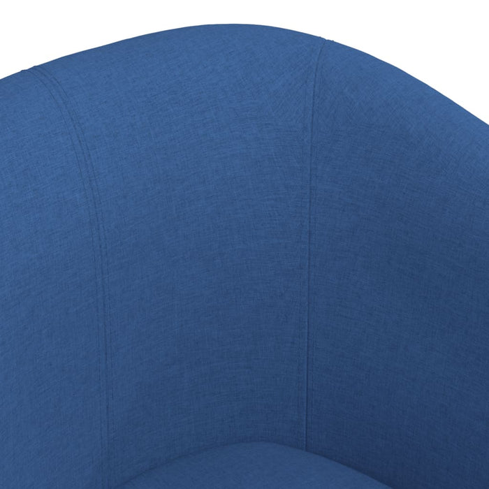 Fotoliu tip cuvă, albastru, material textil - WALTI WALTI