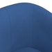 Fotoliu tip cuvă, albastru, material textil - WALTI WALTI