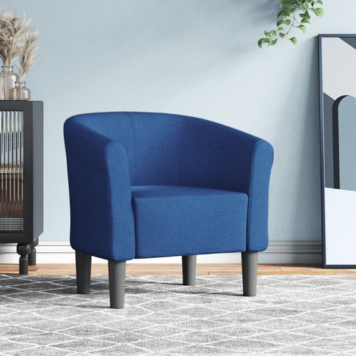 Fotoliu tip cuvă, albastru, material textil - WALTI WALTI