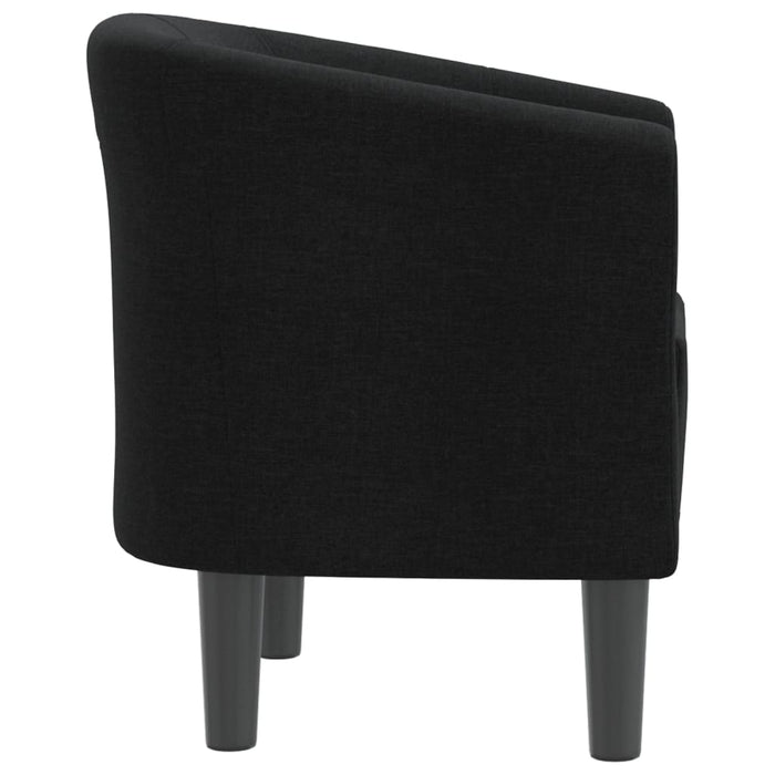 Fotoliu tip cuvă, negru, material textil - WALTI WALTI