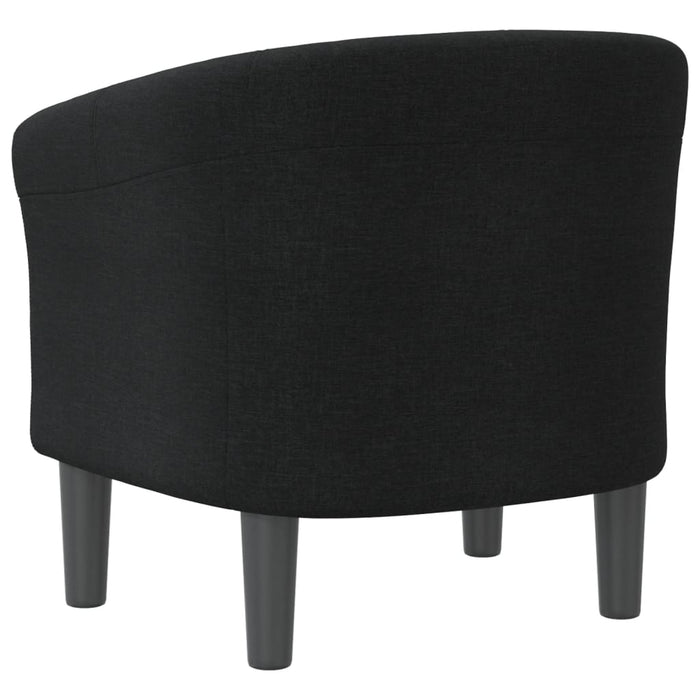 Fotoliu tip cuvă, negru, material textil - WALTI WALTI