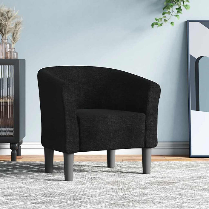 Fotoliu tip cuvă, negru, material textil - WALTI WALTI