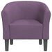 Fotoliu tip cuvă, violet, material textil - WALTI WALTI