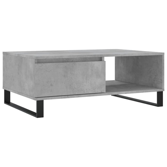 Masă de cafea, gri beton, 90x60x35 cm, lemn compozit - WALTI WALTI