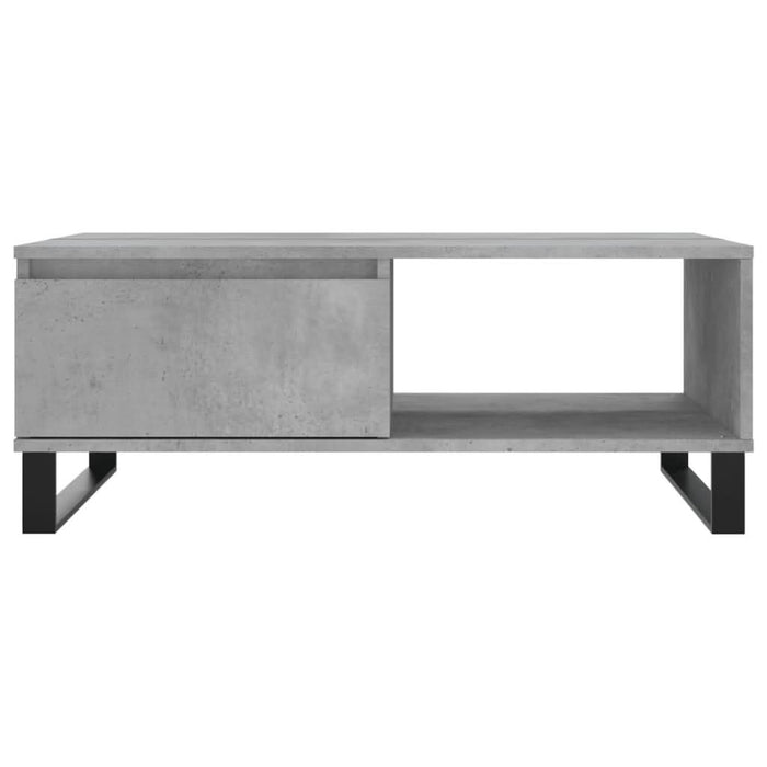 Masă de cafea, gri beton, 90x60x35 cm, lemn compozit - WALTI WALTI