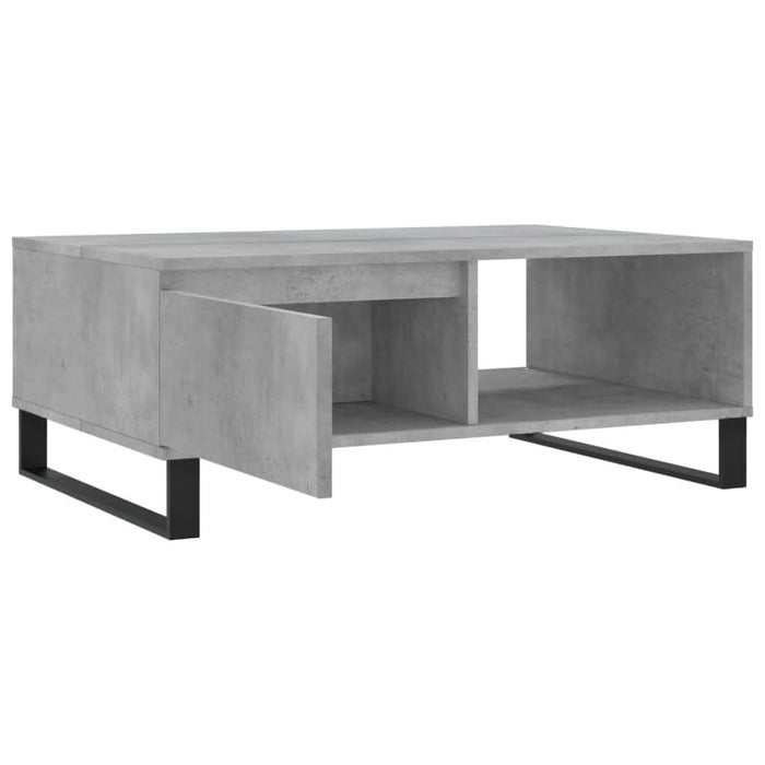 Masă de cafea, gri beton, 90x60x35 cm, lemn compozit - WALTI WALTI