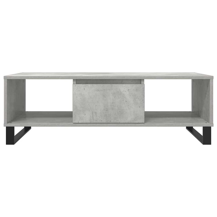Masă de cafea, gri beton, 104x60x35 cm, lemn compozit - WALTI WALTI