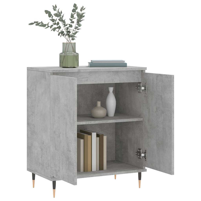 Servantă, gri beton, 60x35x70 cm, lemn prelucrat - WALTI WALTI