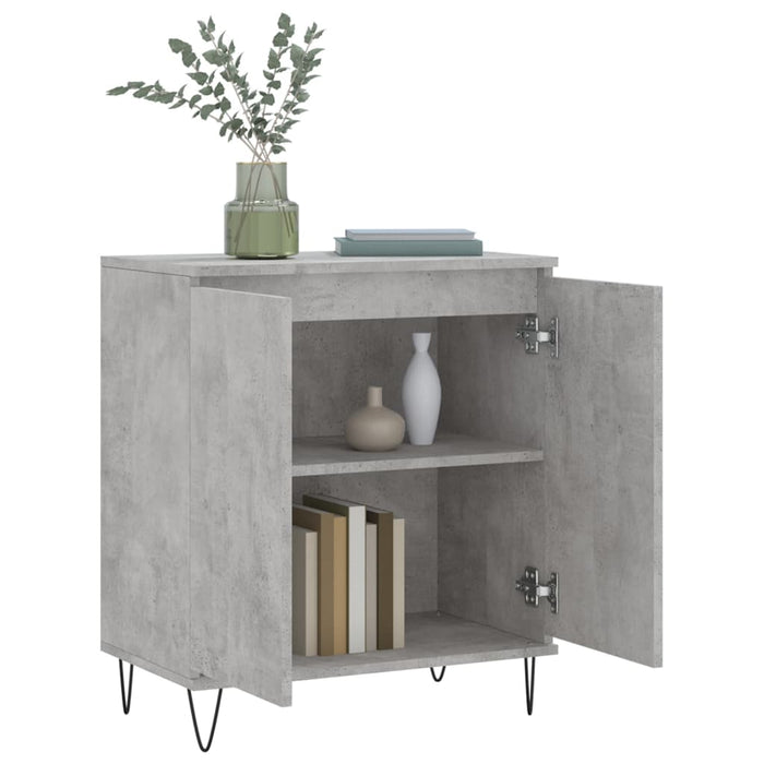 Servantă, gri beton, 60x35x70 cm, lemn prelucrat - WALTI WALTI