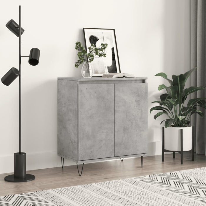 Servantă, gri beton, 60x35x70 cm, lemn prelucrat - WALTI WALTI