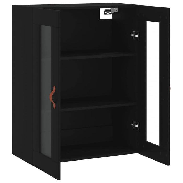 Dulap cu montaj pe perete, negru, 69,5x34x90 cm - WALTI WALTI