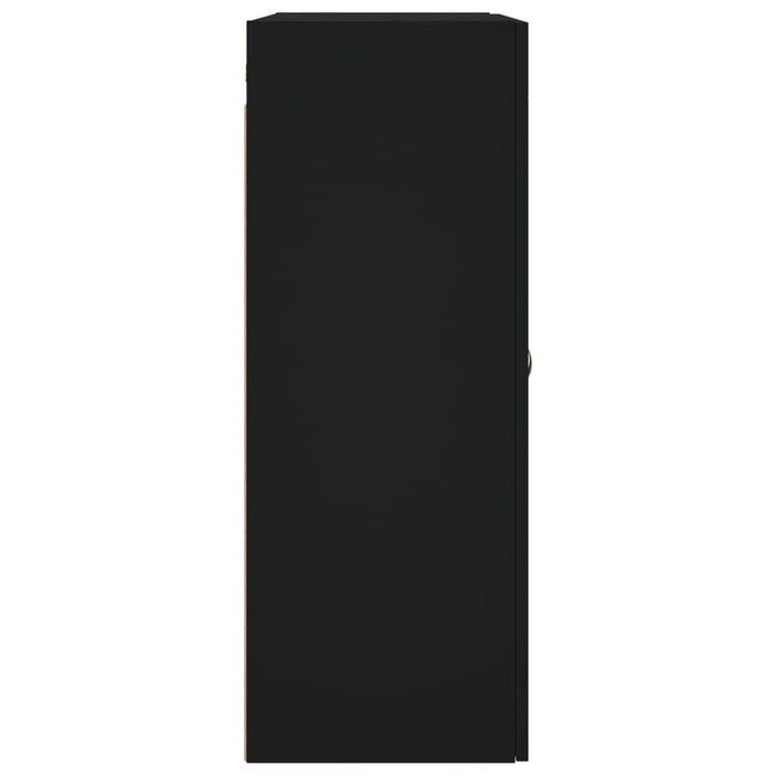 Dulap cu montaj pe perete, negru, 69,5x34x90 cm - WALTI WALTI