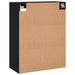 Dulap cu montaj pe perete, negru, 69,5x34x90 cm - WALTI WALTI