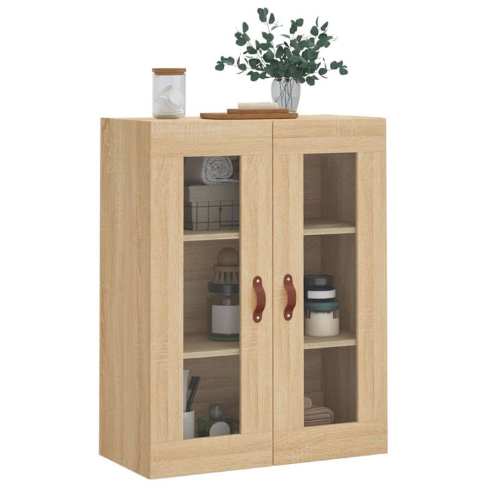 Dulap TV montat pe perete, stejar sonoma, 69,5x34x90 cm - WALTI WALTI