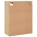 Dulap TV montat pe perete, stejar sonoma, 69,5x34x90 cm - WALTI WALTI