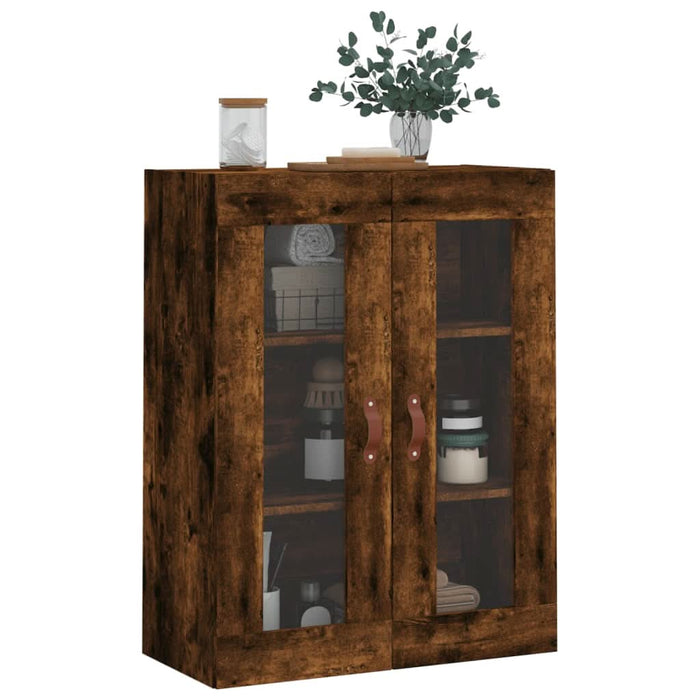 Dulap montat pe perete, stejar fumuriu, 69,5x34x90 cm - WALTI WALTI