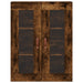 Dulap montat pe perete, stejar fumuriu, 69,5x34x90 cm - WALTI WALTI