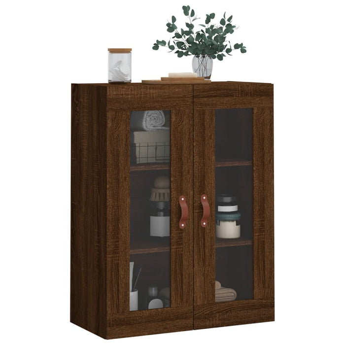 Dulap montat pe perete, stejar maro, 69,5x34x90 cm WALTI