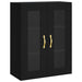 Dulap cu montaj pe perete, negru, 69,5x34x90 cm - WALTI WALTI