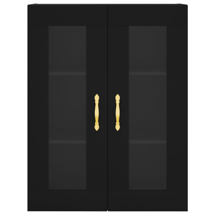 Dulap cu montaj pe perete, negru, 69,5x34x90 cm - WALTI WALTI