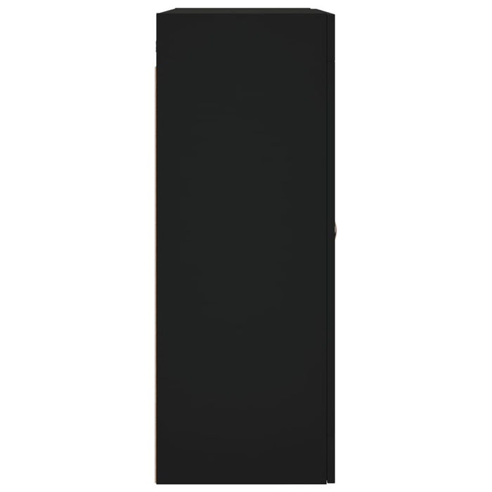 Dulap cu montaj pe perete, negru, 69,5x34x90 cm - WALTI WALTI