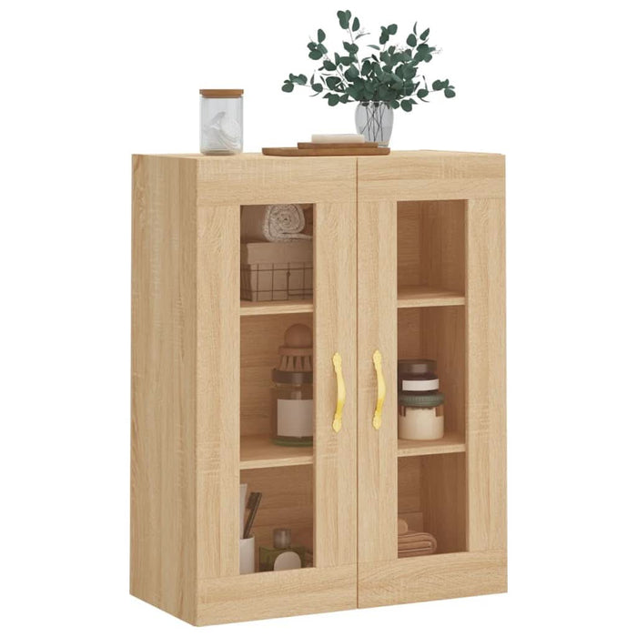 Dulap TV montat pe perete, stejar sonoma, 69,5x34x90 cm - WALTI WALTI
