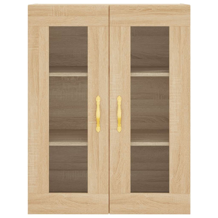 Dulap TV montat pe perete, stejar sonoma, 69,5x34x90 cm - WALTI WALTI