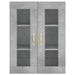 Dulap cu montaj pe perete, gri beton, 69,5x34x90 cm - WALTI WALTI