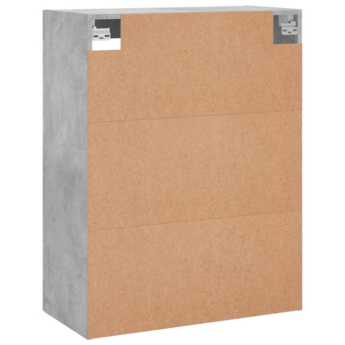 Dulap cu montaj pe perete, gri beton, 69,5x34x90 cm - WALTI WALTI