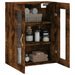 Dulap montat pe perete, stejar fumuriu, 69,5x34x90 cm - WALTI WALTI